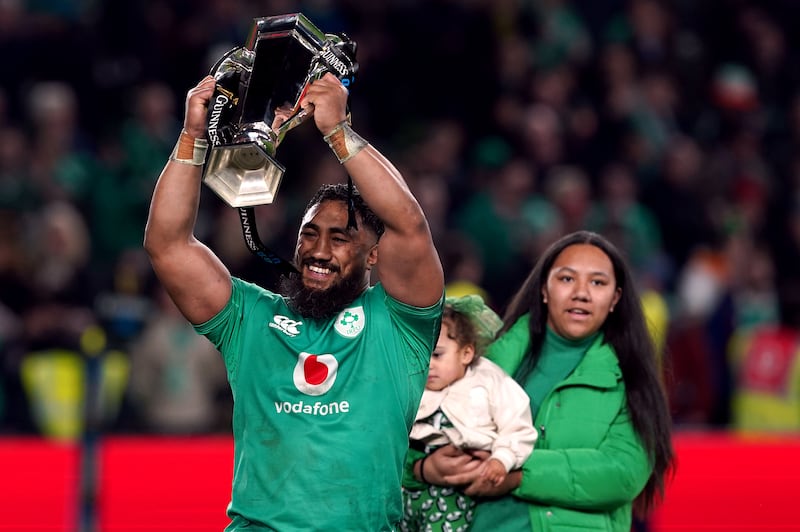 Bundee Aki has been a key performer for back-to-back Six Nations champions Ireland