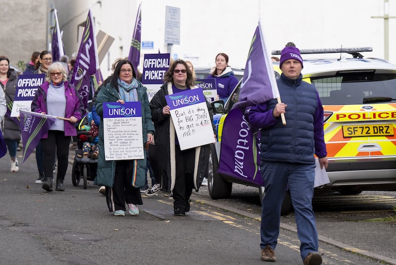 John Swinney has condemned industrial action which has targeted only his constituency