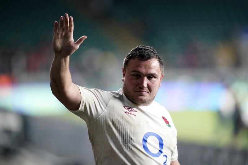 Jamie George saluted the fans following the Guinness Six Nations match against Wales