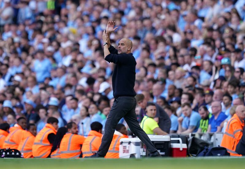 Pep Guardiola’s side clinched an historic fourth straight Premier League title