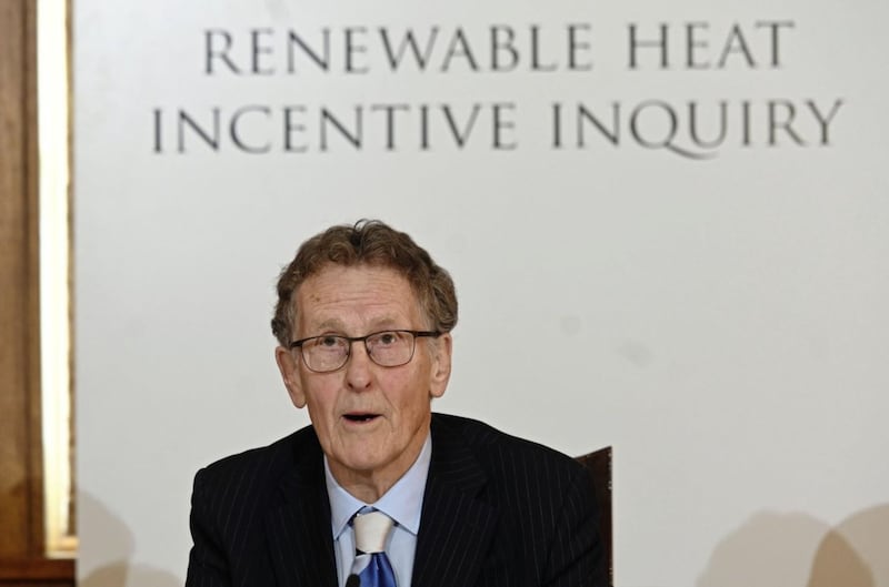 RHI Inquiry chair Sir Patrick Coghlin. Picture by Colm Lenaghan/ Pacemaker 