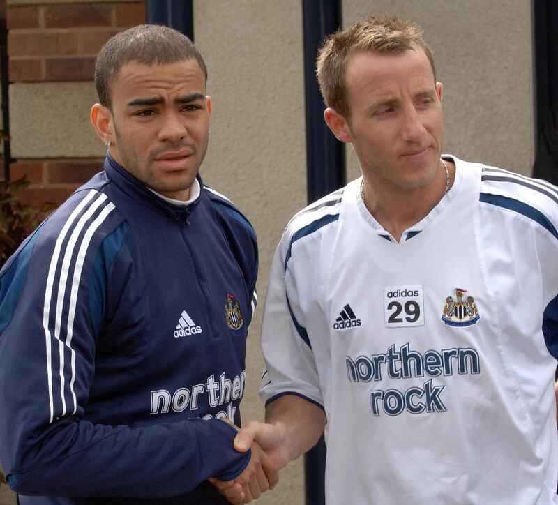 Newcastle pair Kieron Dyer and Lee Bowyer later shook hands after being sent off for fighting each other