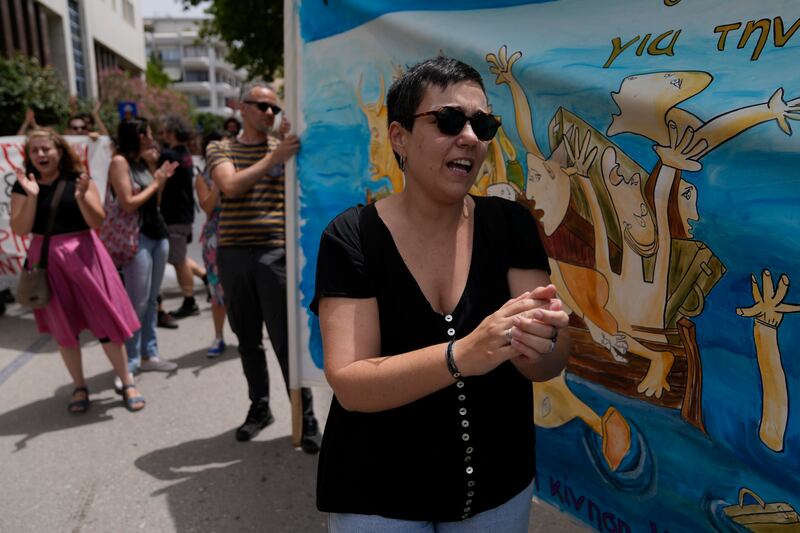 Supporters celebrated after the court’s decision (AP Photo/Thanassis Stavrakis)