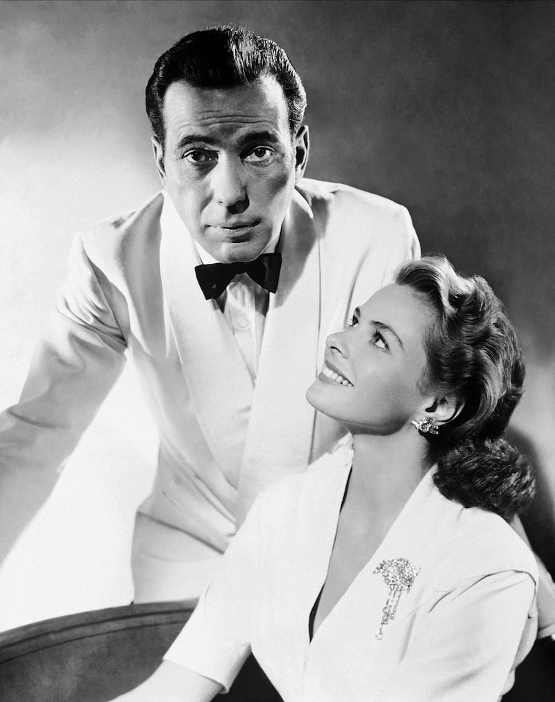 Humphrey Bogart and Ingrid Bergman in Casablanca (1942)