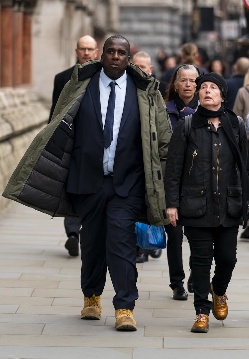 Oliver Campbell arrives at the Royal Courts of Justice in London for his appeal hearing in February