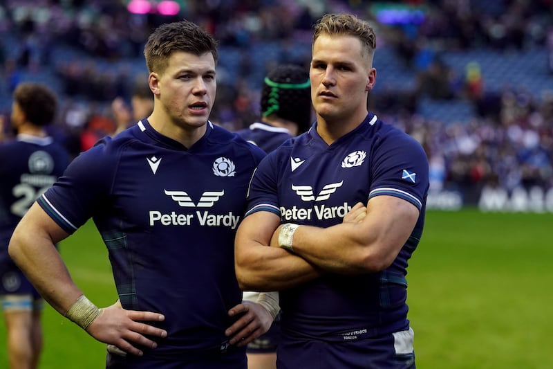 Huw Jones and Duhan Van Der Merwe will be hoping to earn Lions selection