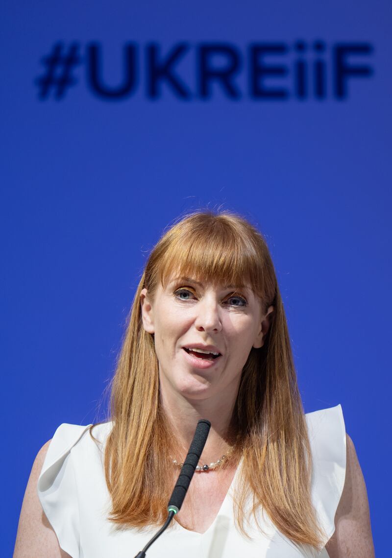 Angela Rayner said the Labour’s next generation of new towns would be ‘homes fit for the future’