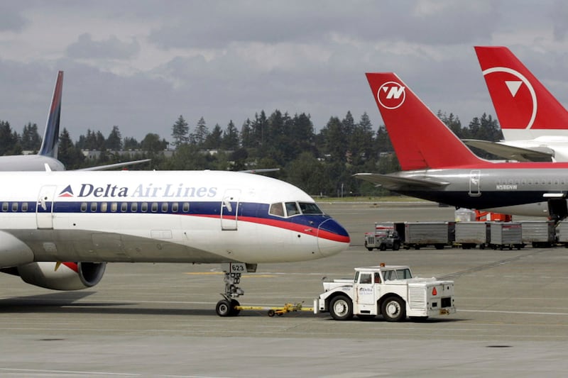 Delta says Dunn no longer works for the airline (Ted S Warren/AP)