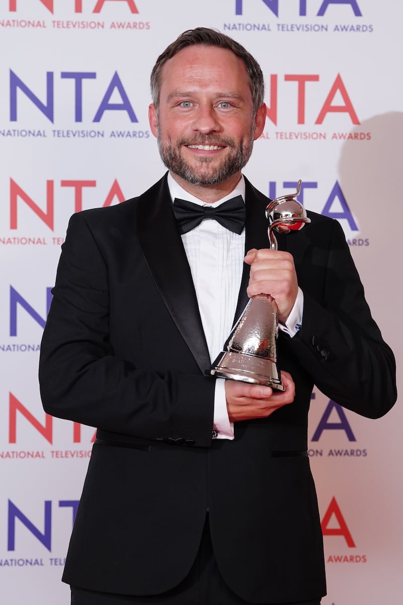 Peter Ash was named Best Actor at the Inside Soap Awards