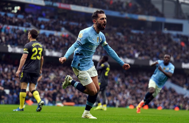 Bernardo Silva put Manchester City ahead