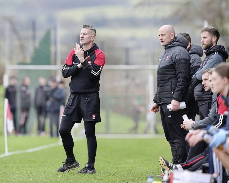 Derry manager Rory Gallagher at Owenbeg Picture: Margaret McLaughlin. 
