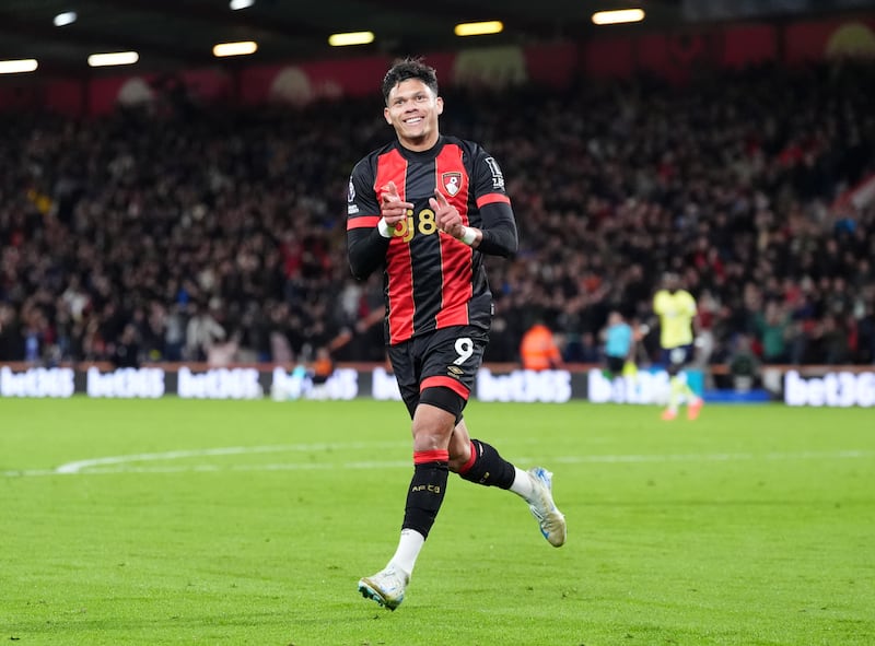 Evanilson scored his first Bournemouth goal .