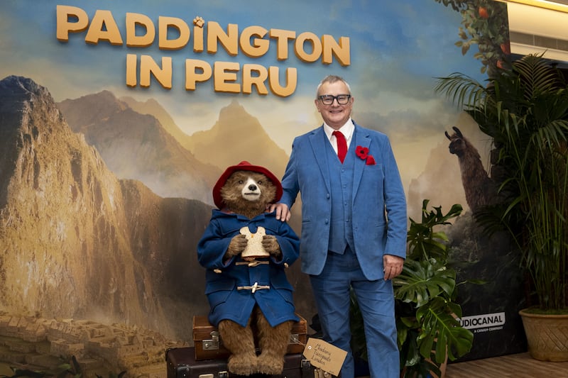 Actor Hugh Bonneville attending the world premiere of Paddington In Peru in Leicester Square on Sunday