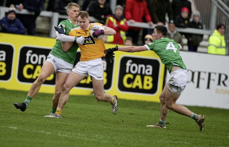 Limerick proved too strong for Antrim and Peter Healy in round two of Division Three at Corrigan Park.<br /> Picture by Hugh Russell