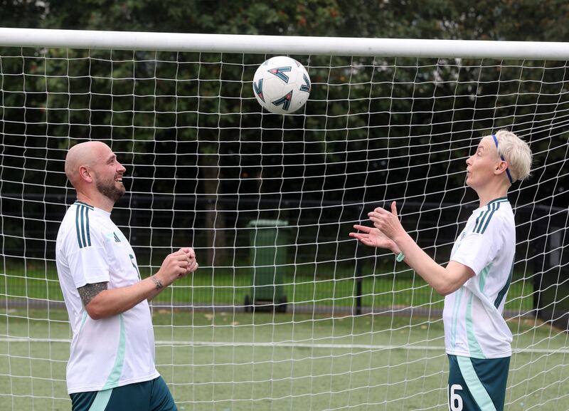 The northern Ireland team that are going to the first transplant world cup in Italy. PICTURE: MAL MCCANN