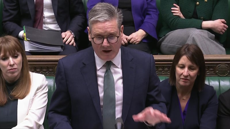 Prime Minister Sir Keir Starmer speaking during Prime Minister’s Questions (House of Commons/UK Parliament)