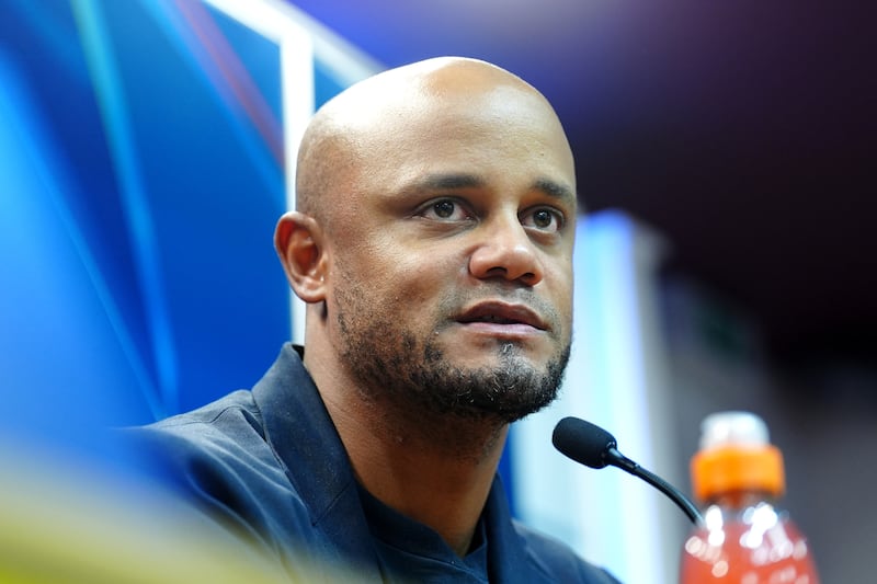 Vincent Kompany will lead Bayern Munich into Wednesday’s Villa Park clash