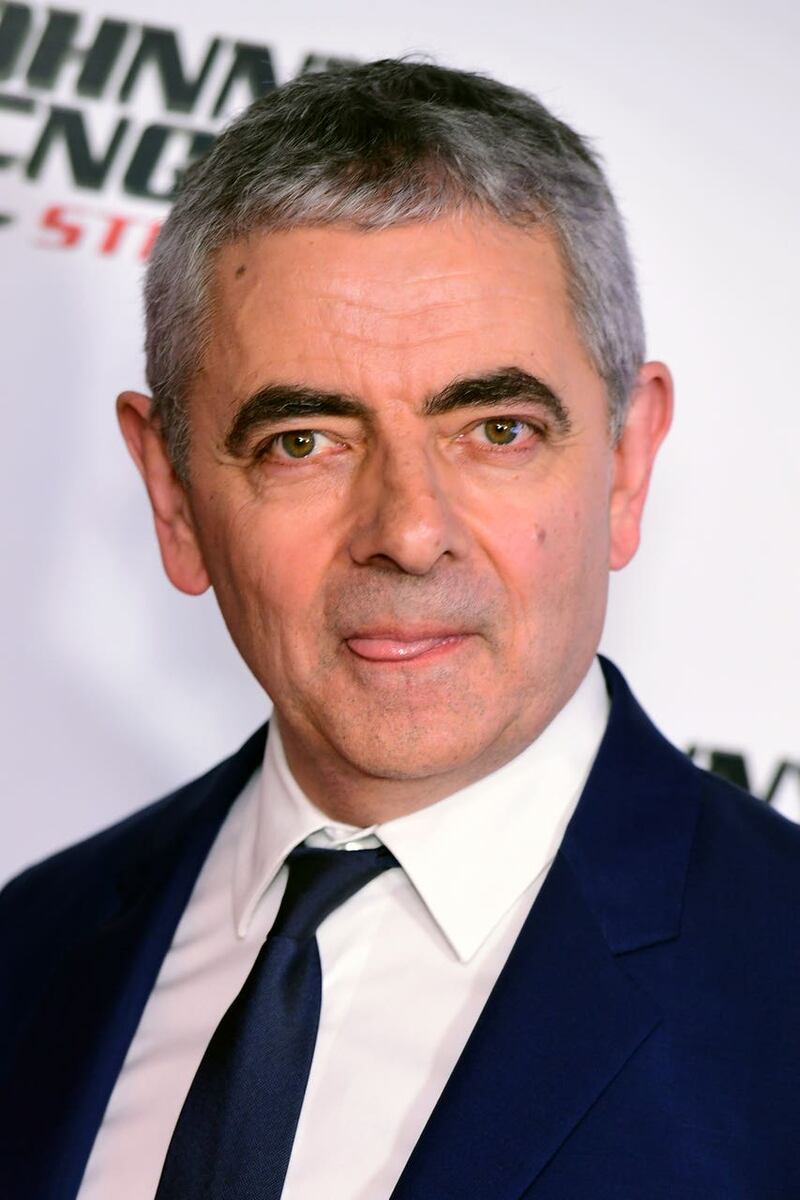 Rowan Atkinson on the red carpet