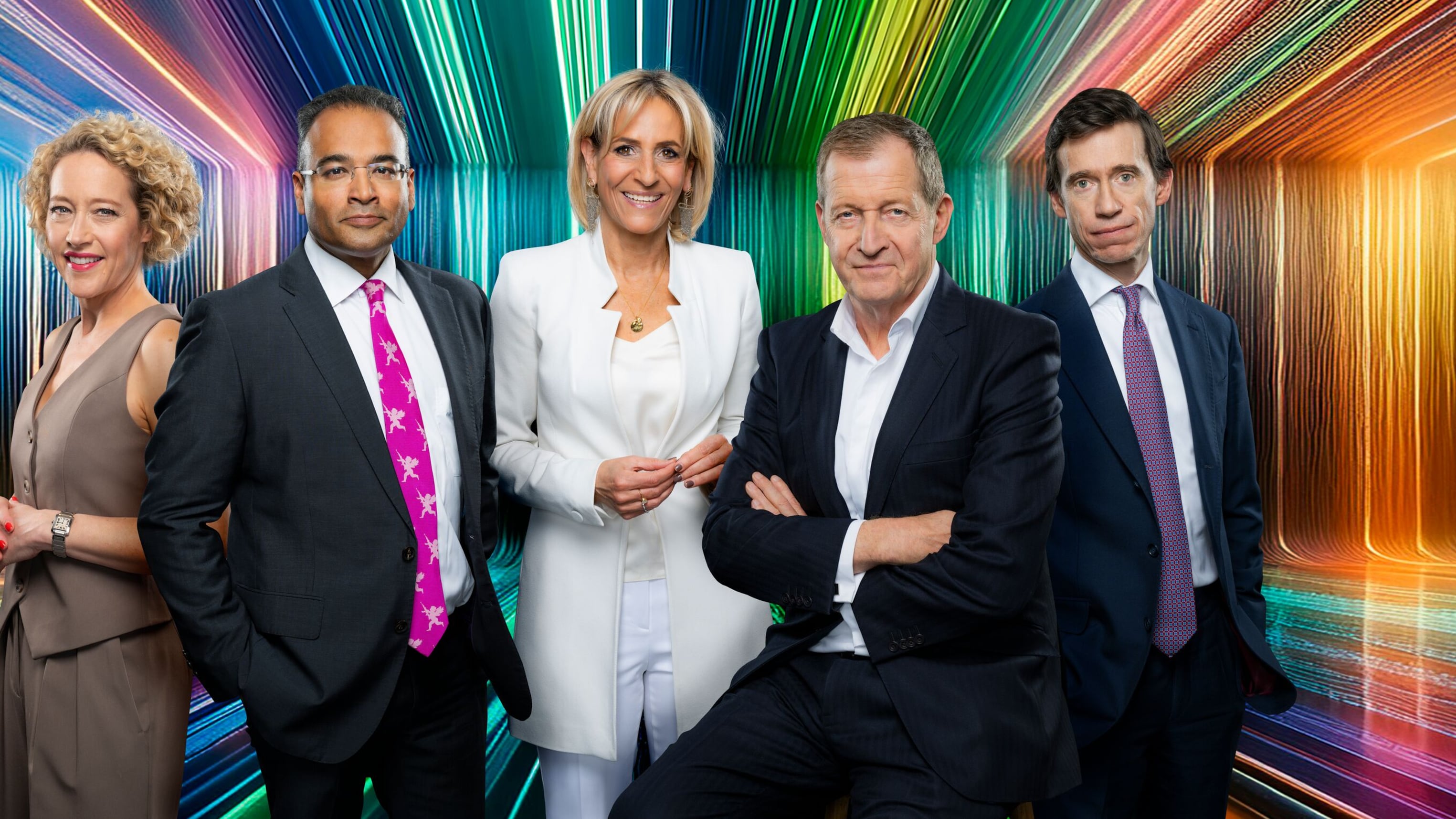 Cathy Newman, Krishnan Guru-Murthy, Emily Maitlis, Alastair Campbell and Rory Stewart will be among those on Channel 4’s coverage