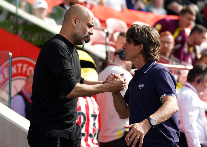 Guardiola is an admirer of the work of Thomas Frank