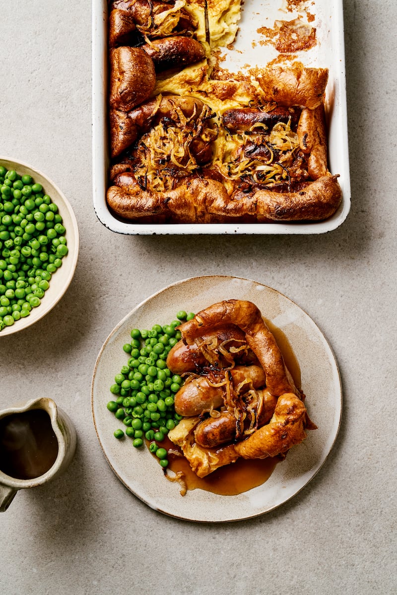 Nadiya Hussain's honey mustard toad-in-the-hole