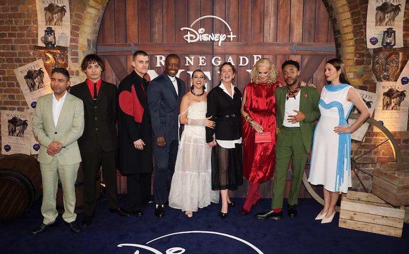 The cast of Renegade Nell