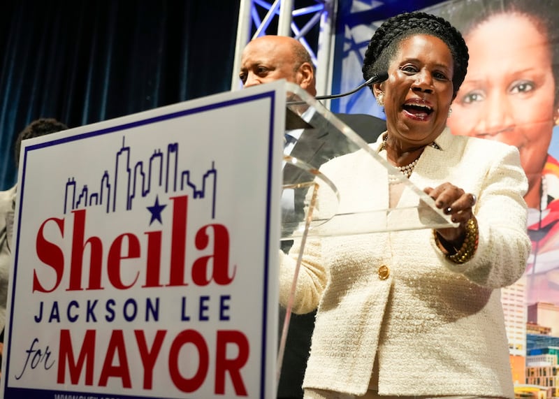 Sheila Jackson Lee represented one of America’s largest cities (Houston Chronicle via AP)