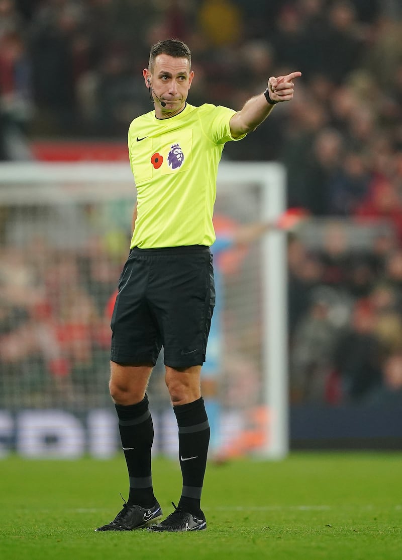 Coote took charge of Liverpool’s match against Aston Villa on Saturday