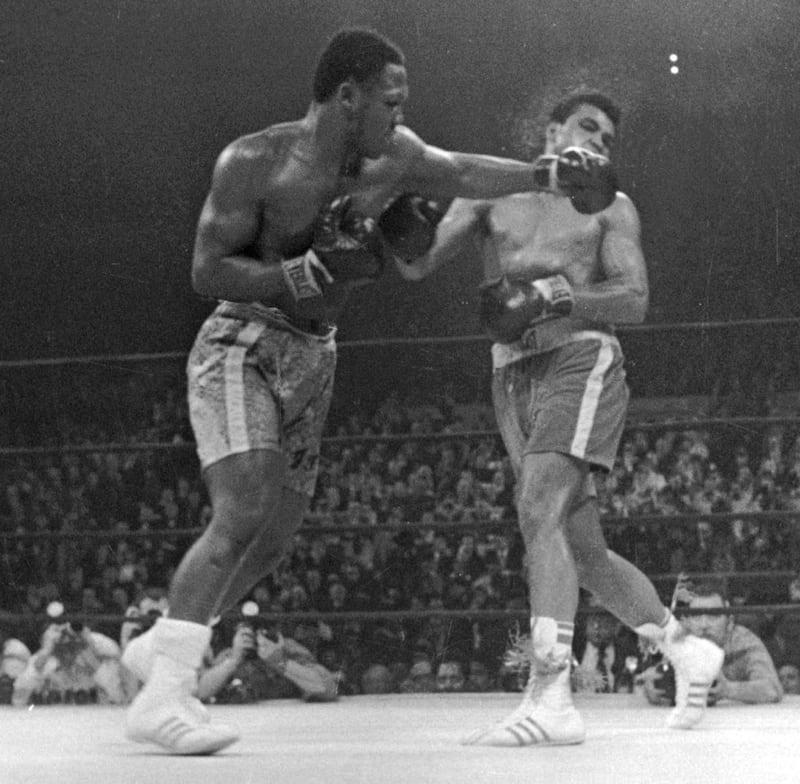 Joe Frazier and Muhammad Ali went toe-to-toe in the Filipino capital Manila in October 1975&nbsp; &nbsp;