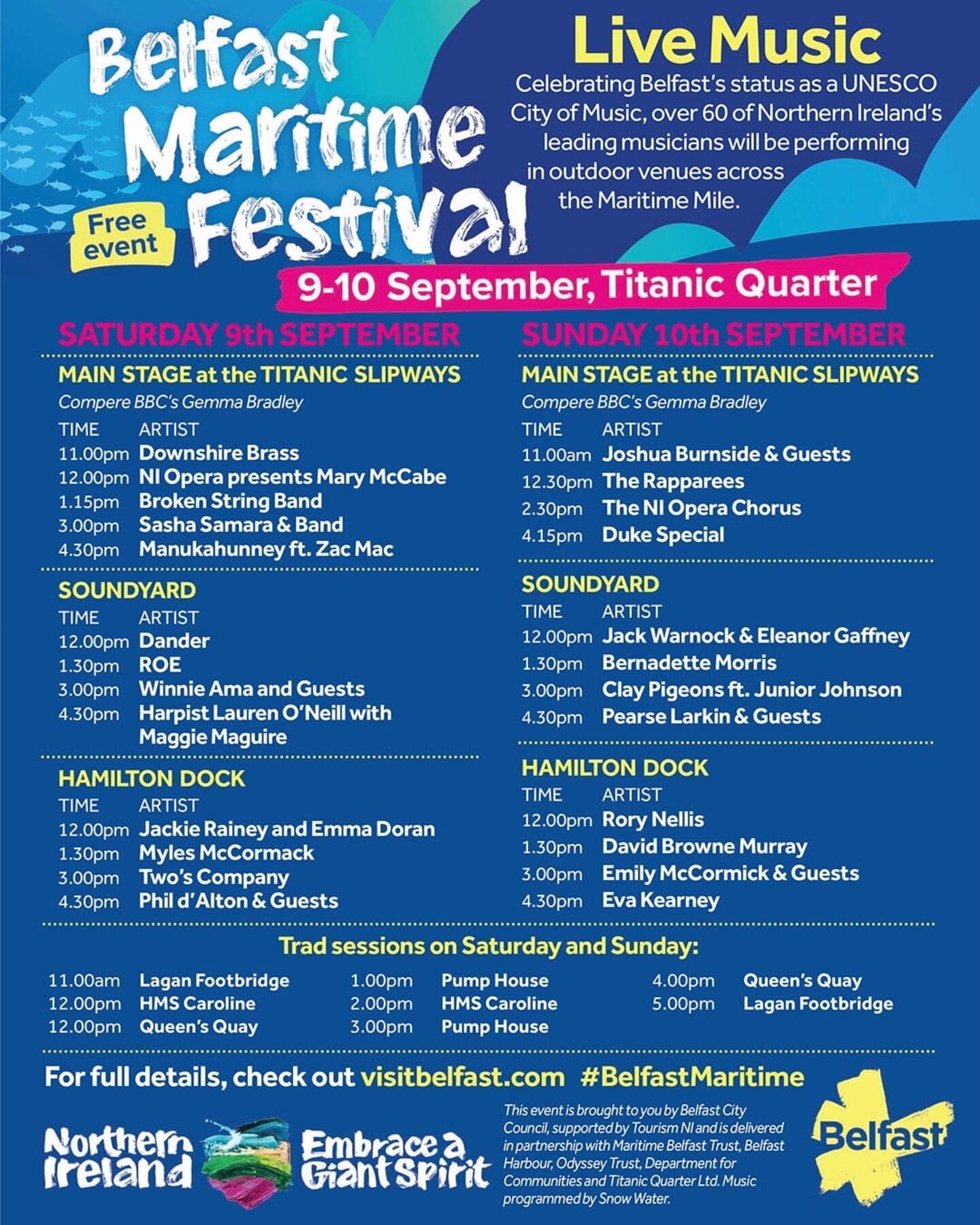 Belfast Maritime Festival brings free music and more to city The