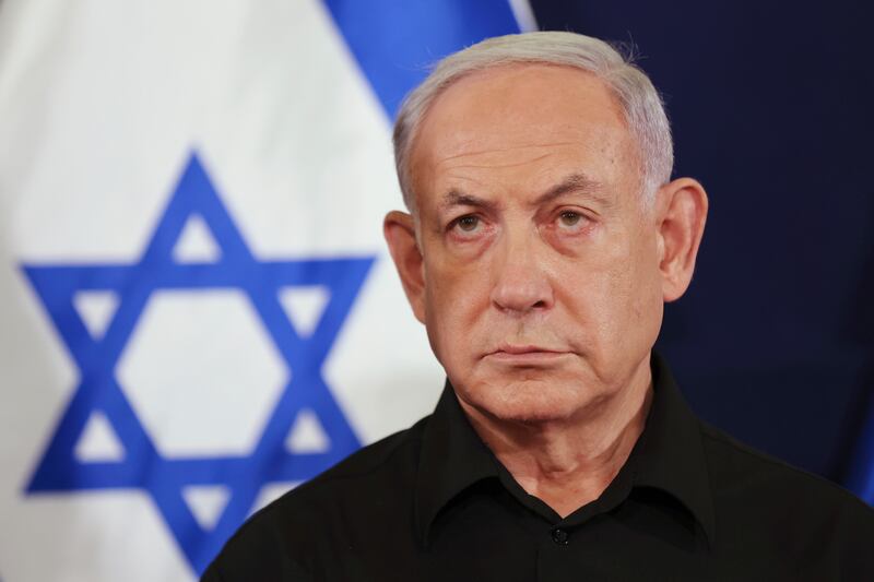 Protesters called for Israeli Prime Minister Benjamin Netanyahu to resign (Abir Sultan/AP)