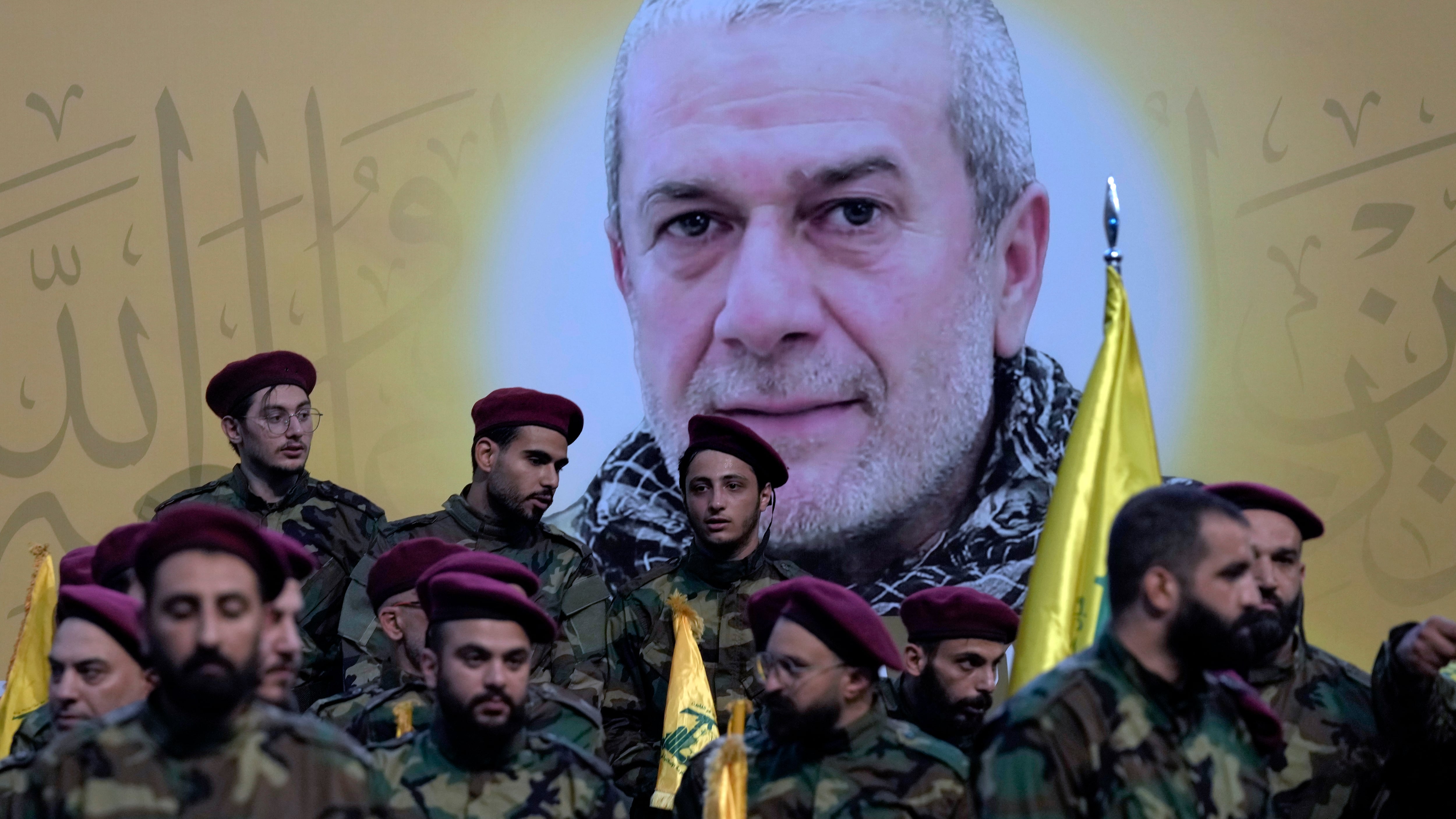 Mohammad Naameh Nasser, a Hezbollah commander, was killed by an Israeli airstrike (AP Photo/Bilal Hussein)