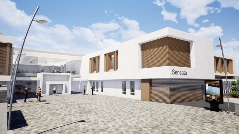 Computer generated impression of the technology centre Sensata plans to build in Newtownabbey. 