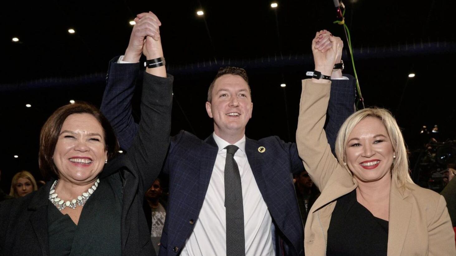 Seven Sinn F&eacute;in candidates were elected MPs, with John Finucane becoming the first nationalist to hold the Belfast seat since its creation. Picture by Colm Lenaghan/Pacemaker. 
