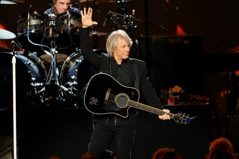 Jon Bon Jovi performs during MusiCares Person of the Year (AP Photo/Chris Pizzello)