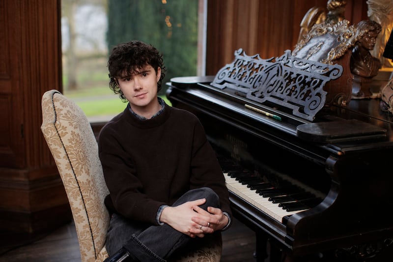 22-year-old pianist Jamie Duffy at Castle Leslie in Monaghan