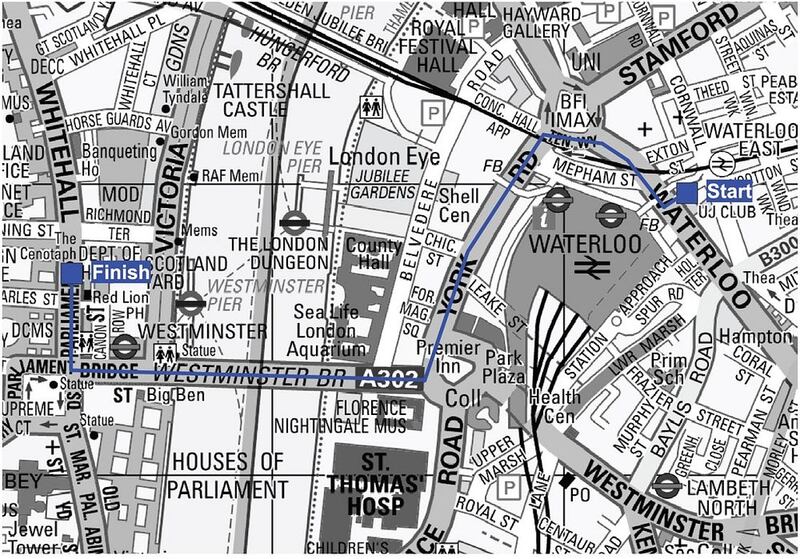 Those joining the ‘Unite the Kingdom’ protest must not deviate from the route shown on the map.