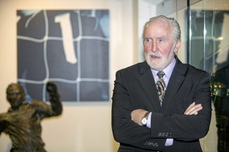 Former Celtic player Danny McGrain after the draw for the Round of Sixteen of the Scottish Cup at Hampden Park Glasgow. PRESS ASSOCIATION Photo. Picture date: Monday December 2 2013. Photo credit should: Jeff Holmes/PA Wire 