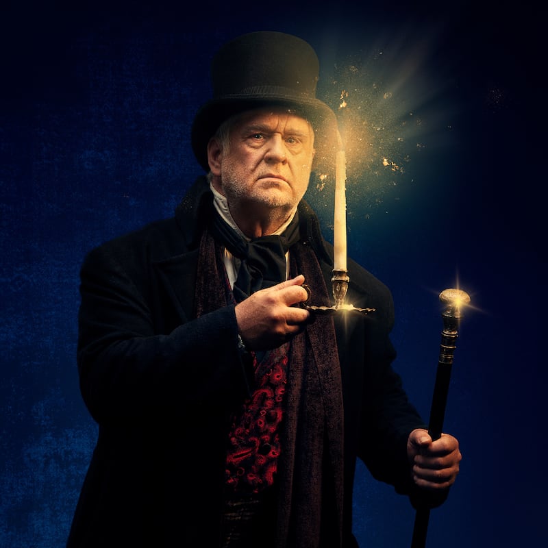 Dan Gordon as Scrooge in the Lyric Theatre's A Christmas Carol