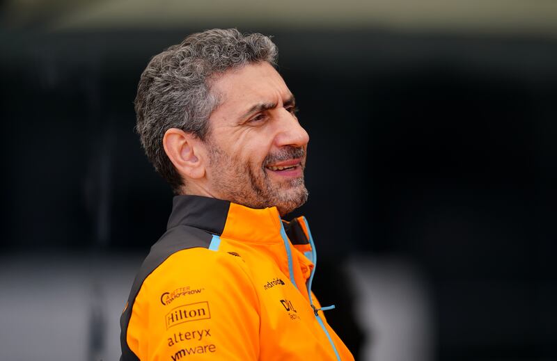 McLaren team principal Andrea Stella