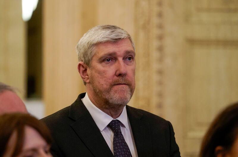 John O'Dowd pictured at Stormont. PICTURE: JORDAN TREANOR