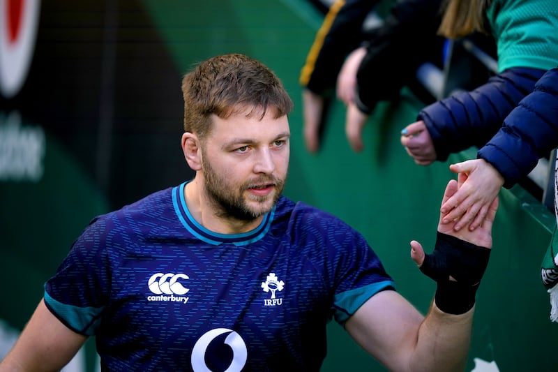 Iain Henderson will miss Ireland’s tour of South Africa