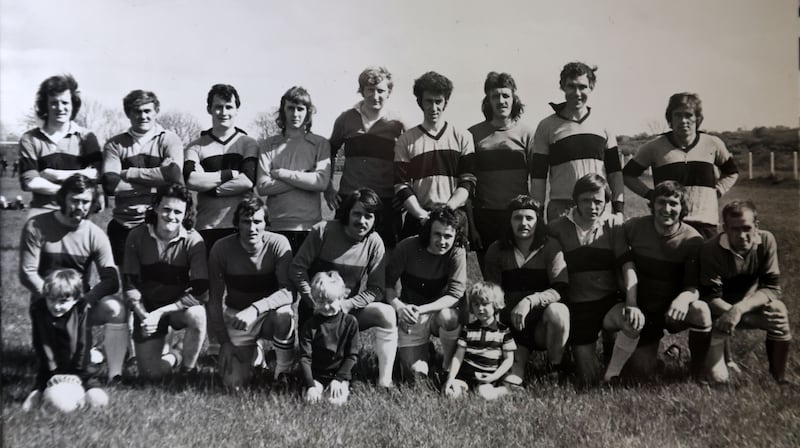 Patrick Sarsfields  1974 Senior Football team.