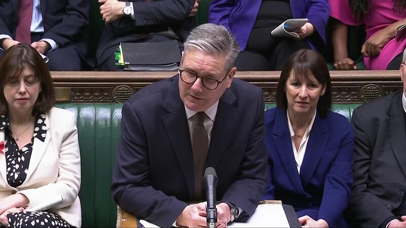 Sir Keir Starmer speaks during Prime Minister’s Questions