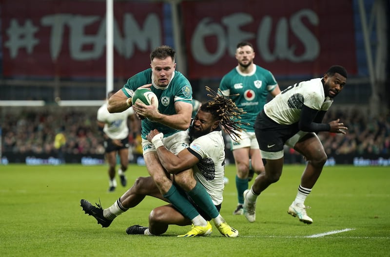 Jacob Stockdale running