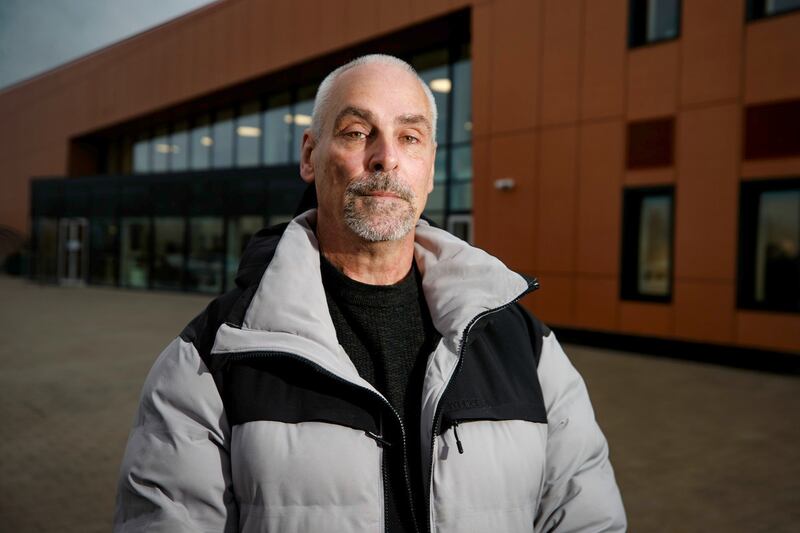 Former loyalist prisoner Lewis Lyttle and republican Patrick “Muck” Muckian (not pictured) and who both served time in the Maze during the Troubles are working together at Black Mountain Shared Space (BMSS) to tell their stories in a cross-community reconciliation project at a former interface area along the Belfast Peace Wall’s in west Belfast. PA Photo. Picture date: Thursday January 05 2024. See PA story ULSTER Reconciliation. Photo credit should read: Liam McBurney/PA Wire