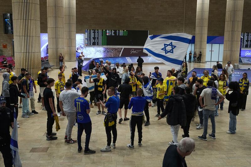 Fans of Maccabi Tel Aviv were said to have been attacked (AP)