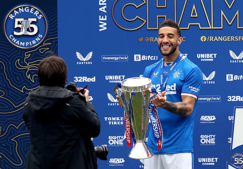 Connor Goldson helped Rangers to Scottish Premiership glory