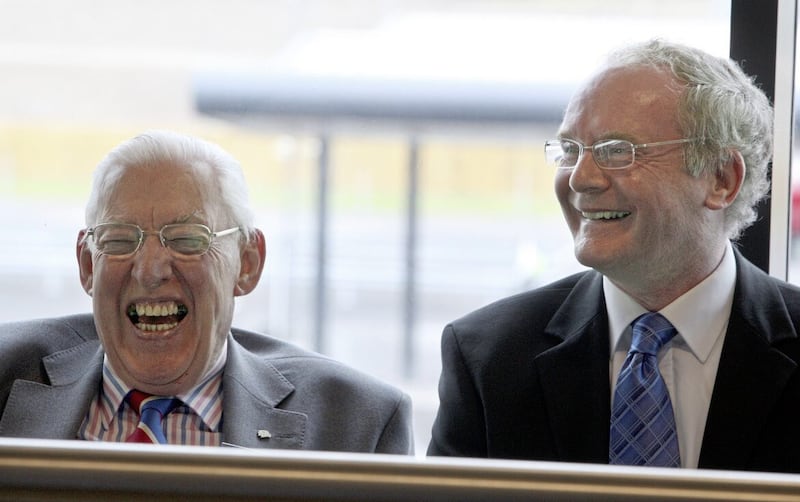 Ian Paisley and Martin McGuinness became known as the Chuckle Brothers