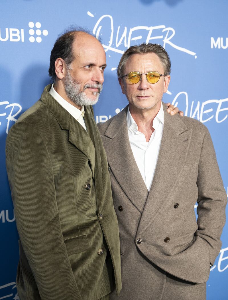 Luca Guadagnino and Daniel Craig attending the gala screening of Queer, at the Curzon Mayfair